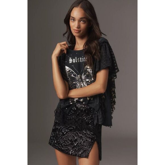 Anthropologie Tops - Anthropologie Pilcro Oversized Golden Hour Tee Size S